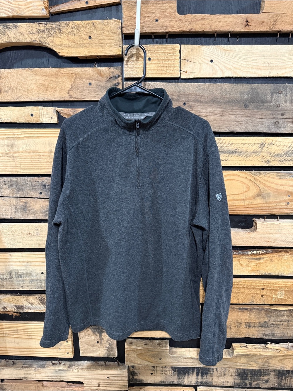 Kuhl Men’s REVEL 1/4 ZIP
Warm and lightweight performance Pullover In Steel XL